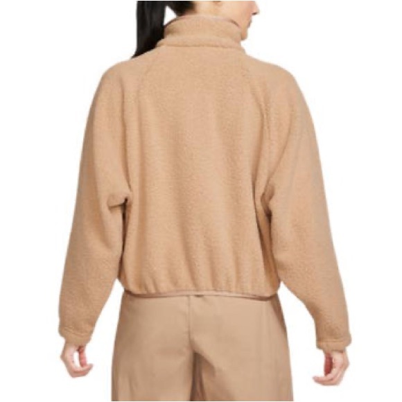 Nike Sherpa Jacket In Hemp - Picture 2 of 8